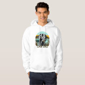 Schwarzer Labrador Retriever | Lab Dad Hoodie (Vorne ganz)