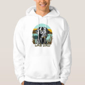 Schwarzer Labrador Retriever | Lab Dad Hoodie (Vorderseite)