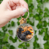 Schwarzer Labrador Retriever Personalisiert Schlüsselanhänger (Hand)