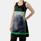 Schwarzer Labrador Retriever Personalisiert Schürze (InSitu)