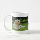 Schwarzer Labrador Retriever Welpe Kaffeetasse (Links)