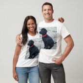 Schwarzer Labrador T-Shirt (Unisex)