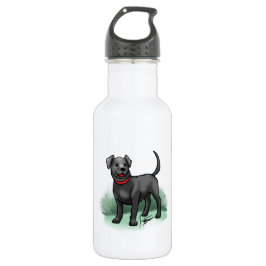 Schwarzer Labrador Trinkflasche