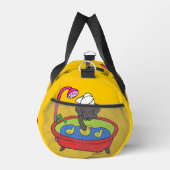 Schwarzer Labrador und Gummienten Duffle Bag (Rechts)