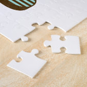 Schwarzer Labrador Vintager Text Puzzle (Seite)