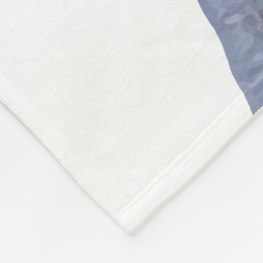 Schwarzer Labrador Weihnachtshund Fleecedecke (Ecke)