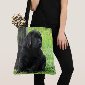 Schwarzer Labrador Welpenhund Tasche (Von Nahem)