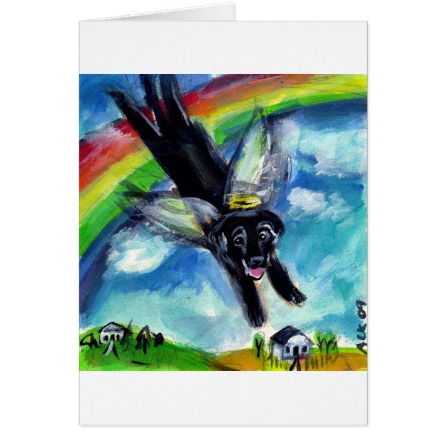 Schwarzer Labradorengel (Vorne)