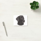 Schwarzer Labradorhund Post-it Klebezettel (Büro)