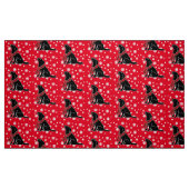 Schwarzer Labradortartan-Schal 2 Stoff (Fat Quarter (45,7 x 55,9 cm))