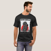 Schwarzer Labzilla Lab Labrador Retriever Hunde Tr T-Shirt (Vorne ganz)