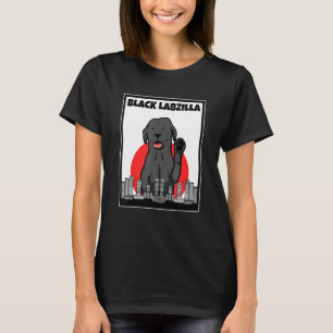 Schwarzer Labzilla Lab Labrador Retriever Hunde Tr T-Shirt