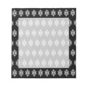 Schwarzer Lack Editor Notizblock (Vorderseite)