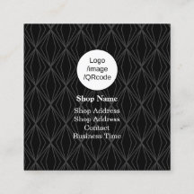 Schwarzer Laden der Modernen Geometrie