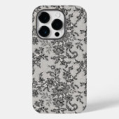 Schwarzer Lauf Case-Mate iPhone Hülle (Rückseite)