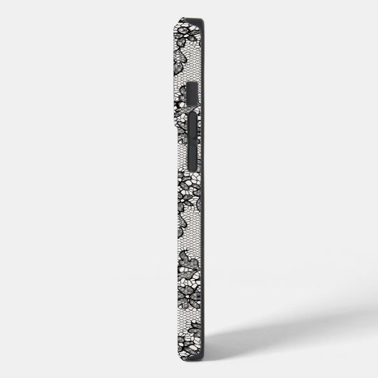 Schwarzer Lauf Case-Mate iPhone Hülle (Rückseite / Links)