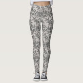 Schwarzer Lauf Leggings (Vorderseite)