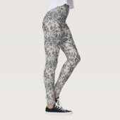 Schwarzer Lauf Leggings (Rechts)