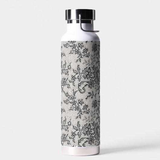 Schwarzer Lauf Trinkflasche (Links)