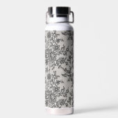 Schwarzer Lauf Trinkflasche (Rückseite)