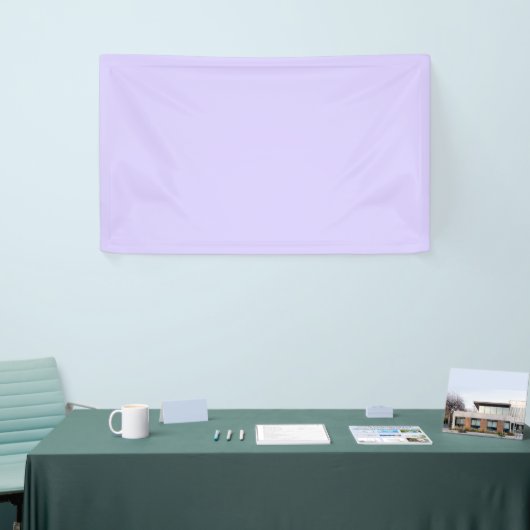 Schwarzer Lavendel mit fester Farbe Banner (Messeveranstaltung)