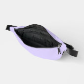 Schwarzer Lavendel mit fester Farbe Bauchtasche (Offen)