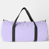 Schwarzer Lavendel mit fester Farbe Duffle Bag (Vorderseite)