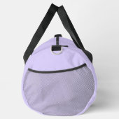 Schwarzer Lavendel mit fester Farbe Duffle Bag (Rechts)