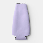Schwarzer Lavendel mit fester Farbe Flaschenkühler (Vorderseite)