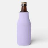 Schwarzer Lavendel mit fester Farbe Flaschenkühler (Flaschenvorderseite)