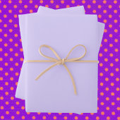Schwarzer Lavendel mit fester Farbe Geschenkpapier Set