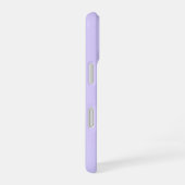 Schwarzer Lavendel mit fester Farbe iPhone 16 Hülle (Rechte Seite)