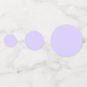 Schwarzer Lavendel mit fester Farbe Konfetti (Vorderseiten)