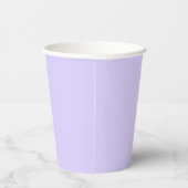 Schwarzer Lavendel mit fester Farbe Pappbecher (Rechts)