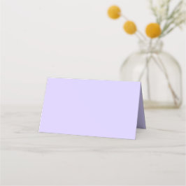 Schwarzer Lavendel mit fester Farbe Platzkarte