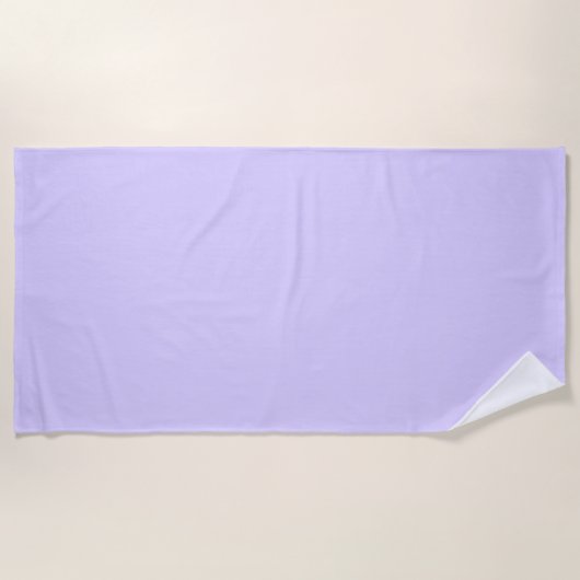 Schwarzer Lavendel mit fester Farbe Strandtuch (Vorderseite)