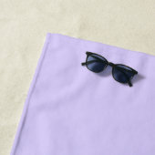 Schwarzer Lavendel mit fester Farbe Strandtuch (Beispiel)
