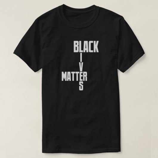 Schwarzer Leben-Angelegenheits-T - Shirt (Design vorne)