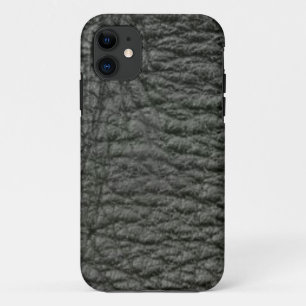 Schwarzer Ledereffekt Case-Mate iPhone Hülle