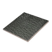 Schwarzer Ledereffekt Fliese (Seite)