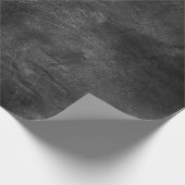 schwarzer Lederuntergrund Geschenkpapier (Ecke)