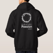 Schwarzer LeidenschaftHoodie Hoodie (Rückseite)