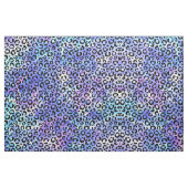 Schwarzer Leopard-Druck auf blauem Stoff (Fat Quarter (45,7 x 55,9 cm))