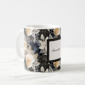 Schwarzer Leopard Kaffeetasse (Vorderseite Links)