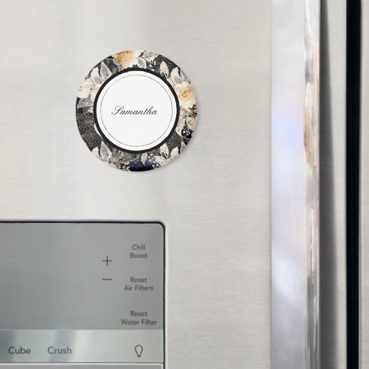 Schwarzer Leopard Magnet (In Situ (Kühlschrank))