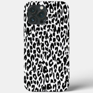 Schwarzer Leopard Print Skin Fur Case-Mate iPhone Hülle