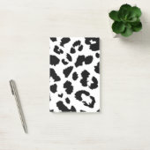 SCHWARZER LEOPARDDRUCK POST-IT KLEBEZETTEL (Büro)