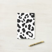 SCHWARZER LEOPARDDRUCK POST-IT KLEBEZETTEL (Auf Schreibtisch)