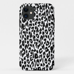 Schwarzer Leopardruckfarbstoff Case-Mate iPhone Hülle