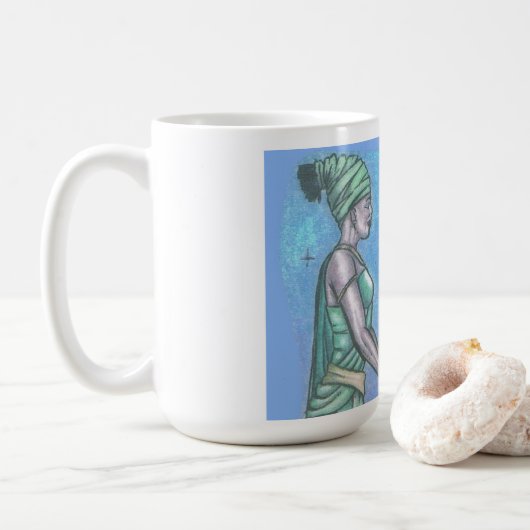 Schwarzer Liebe Kaffeetasse (Mit Donut)